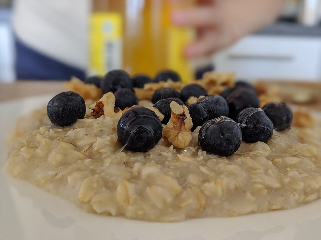 Overnight Oats with Organic Berries, Four Ways