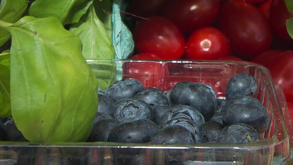 Blueberry Caprese Salad with Basil and Balsamic