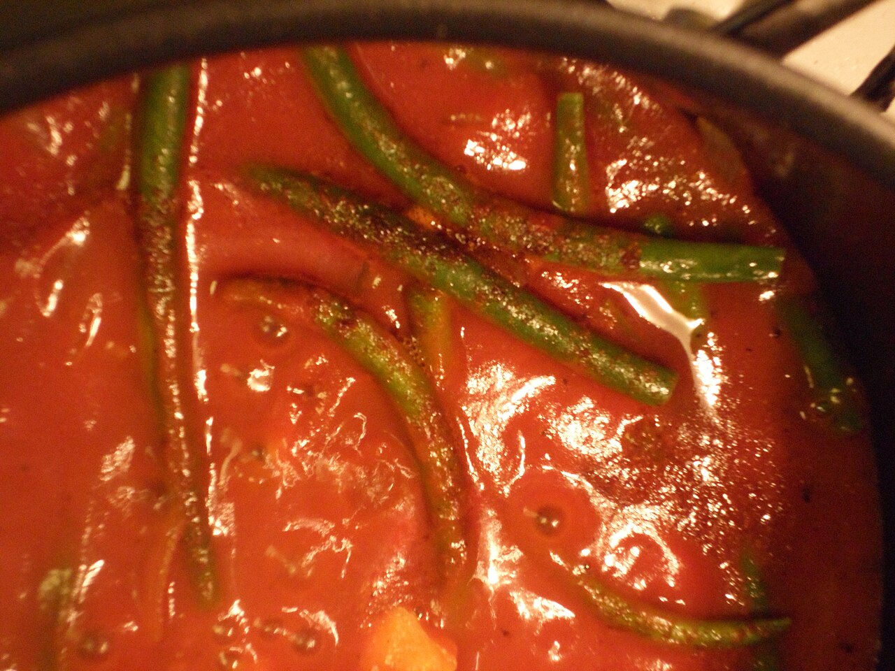 Mediterranean Braised Green Beans with Tomatoes, Mint and Feta