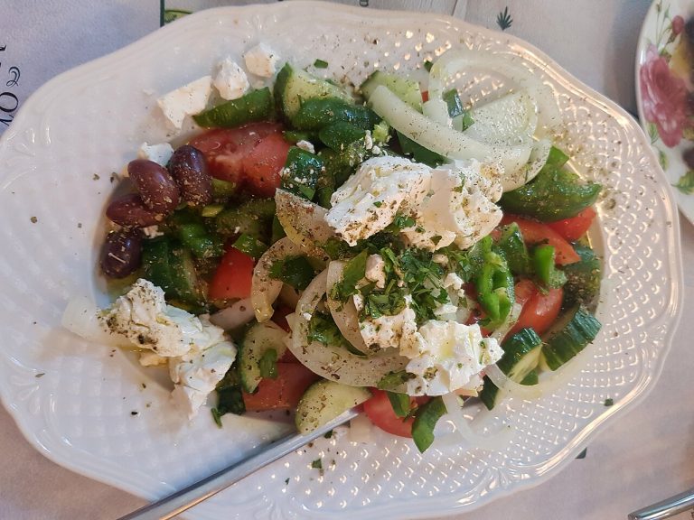Classic Greek Village Salad (Horiatiki)