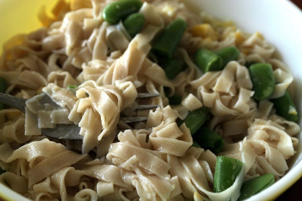 Lemon Pasta with Peas and Parmesan
