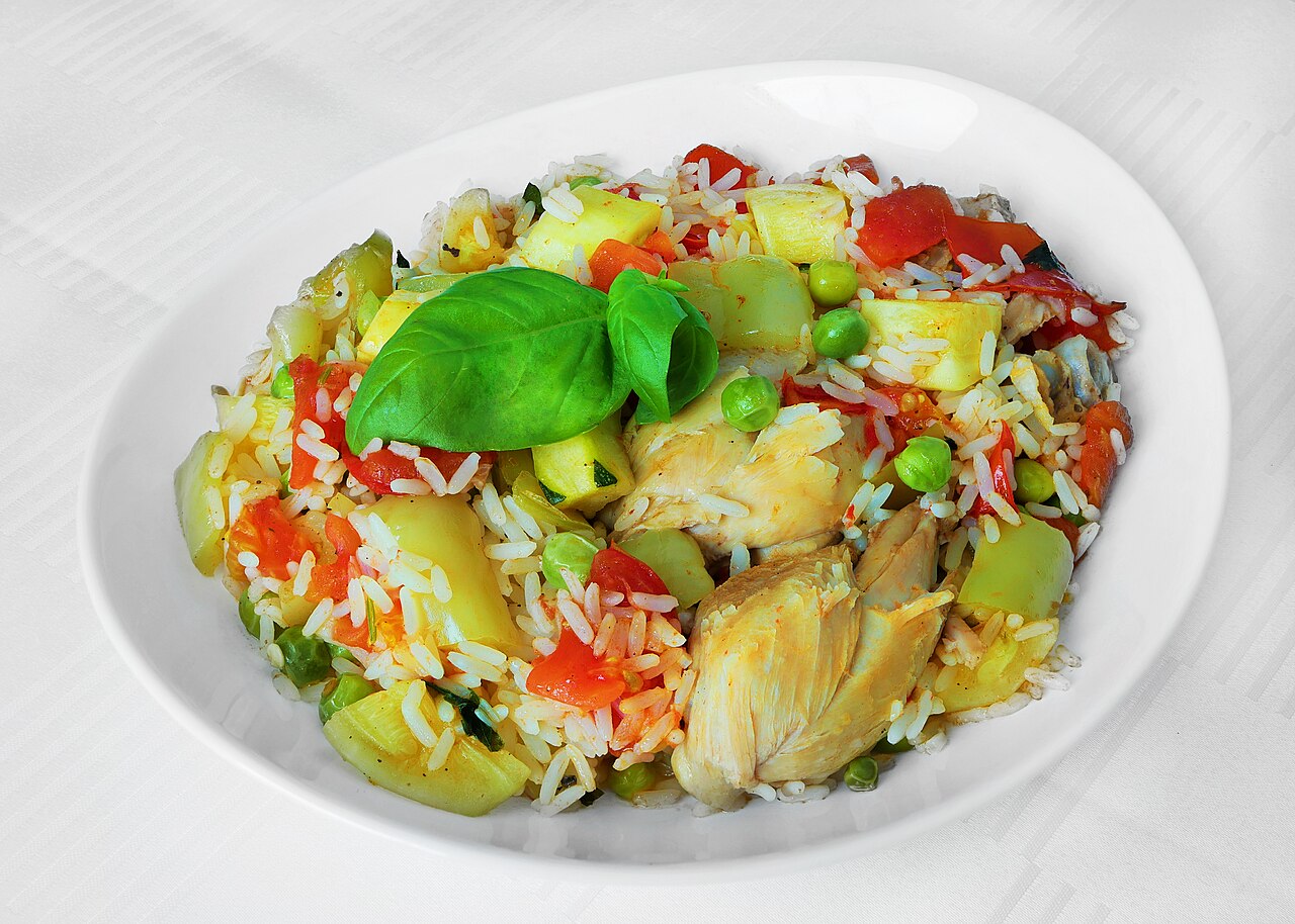 One-Pan Chicken and Vegetable Rice