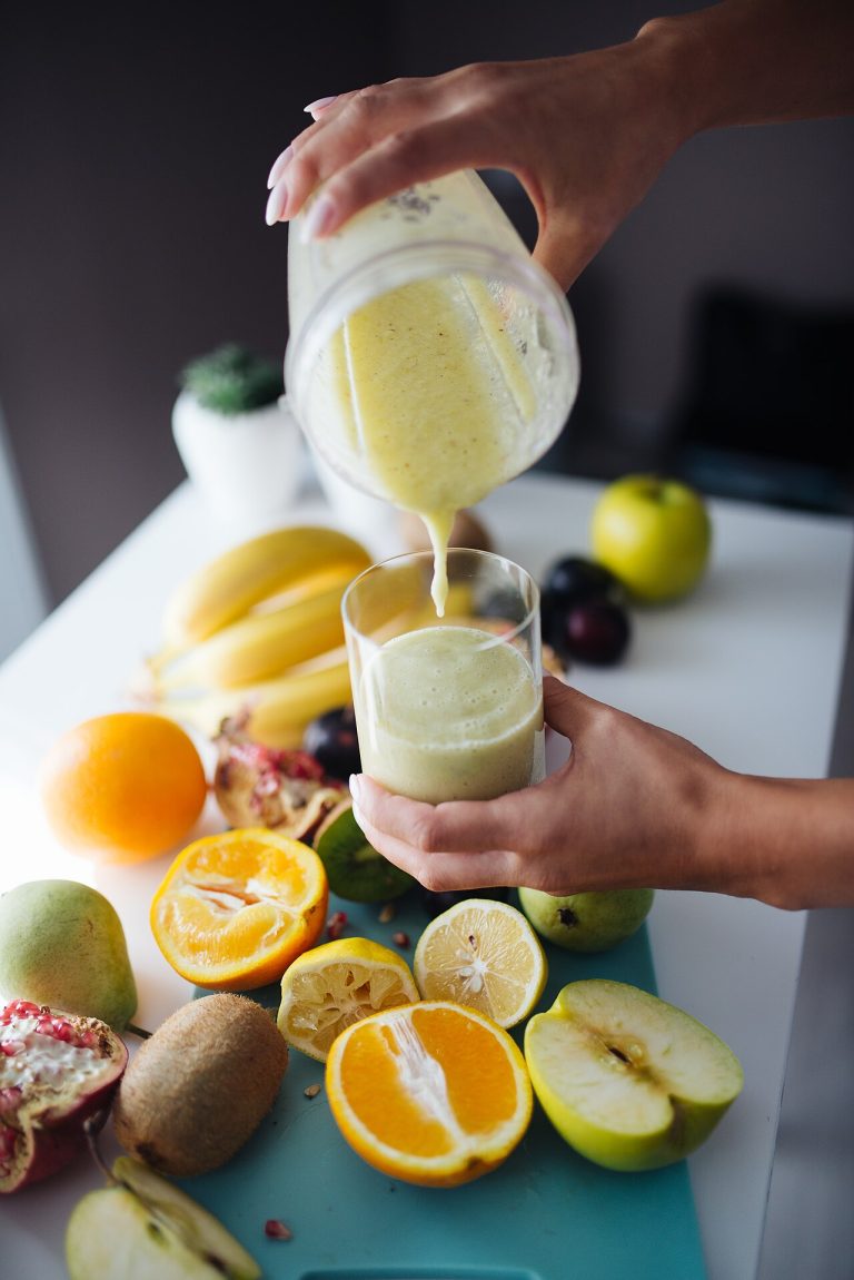 Orange Banana Oat Breakfast Smoothie