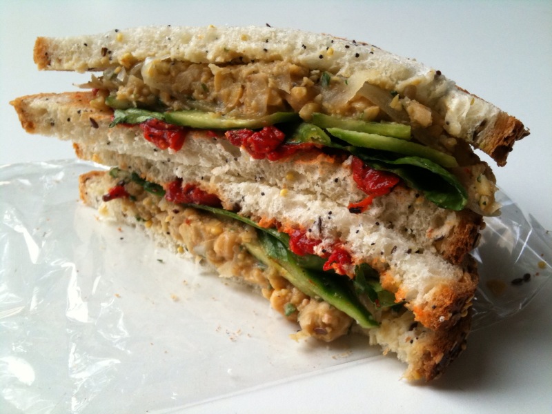 Smashed Chickpea Salad Sandwiches