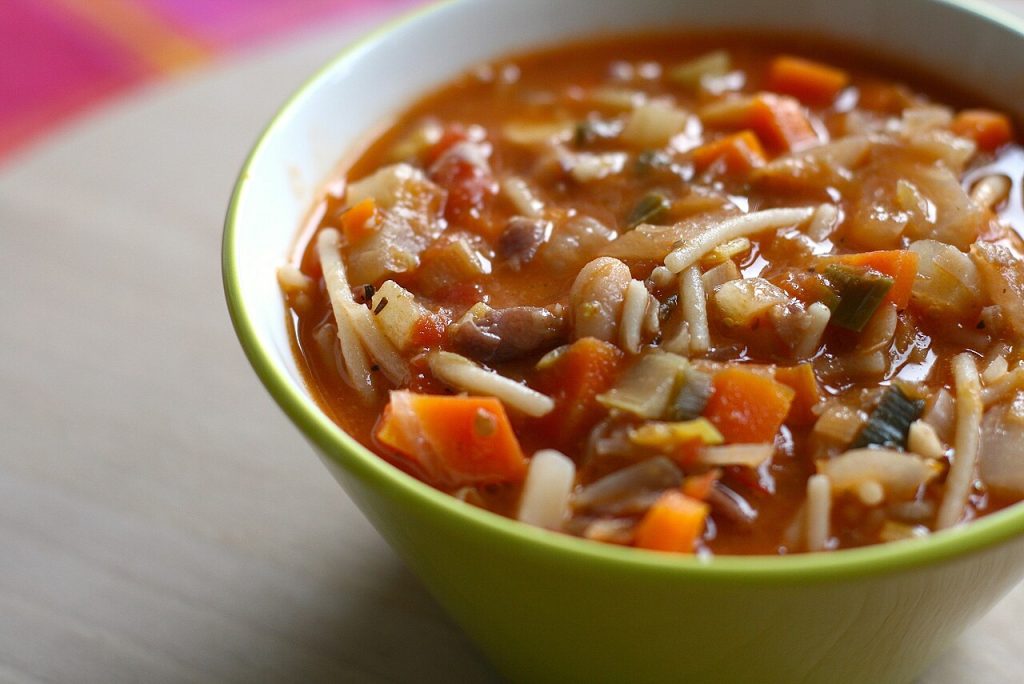 Hearty Vegetable Minestrone with Beans