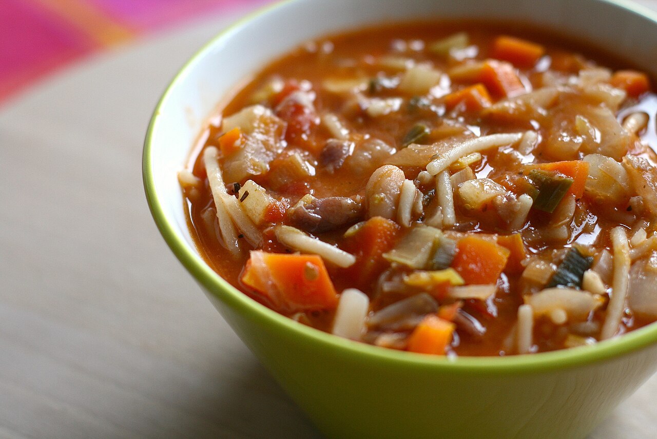 Hearty Vegetable Minestrone with Beans